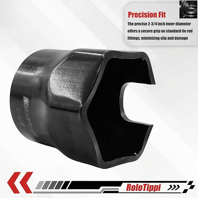 2-3/4??ID Heavy Duty Truck Tie Rod End Socket, Works On Inner and Outer Tie Rod Ends on 12,000 to 16,000 lb Truck Axles, Withstand 3/4 inch Drive Impact Wrench