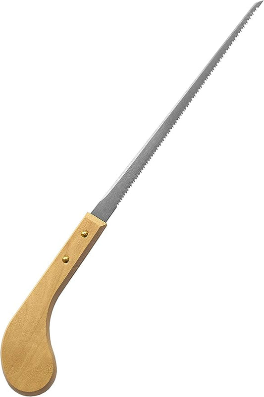 Keyhole Saw Long Blade 7-7/8" Made in JAPAN, Japanese Pull Saw for Wood, Plywood, Drywall, Sheetrock, Gypsum Board, Plasterboard, Bonsai Pruning, Woodworking, Wood Handle