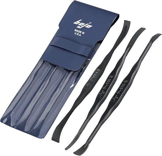 Bojo Tools - 3-Piece Plastic Smoothing Tool Kit in Pouch - Heavy Duty