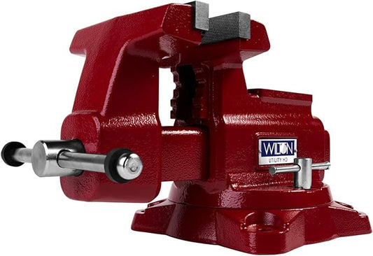 Wilton Utility HD Bench Vise, 6-1/2" Jaw Width, 6-1/4" Jaw Opening, 4-1/4" Throat (Model 656UHD)