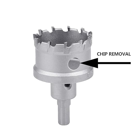 35mm (1-3/8 inch) Metal Steel Hole Saw with 2 Drill Bits, Hole Cutter for Thick Metal,Stainless Steel,Iron and Wood (35mm (1-3/8 inch))