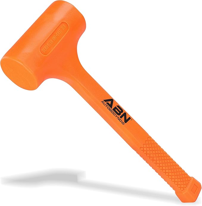 ABN Dead Blow Hammer, 3 lb Pound – Unicast Mallet with Non-Marring Rubber Coating