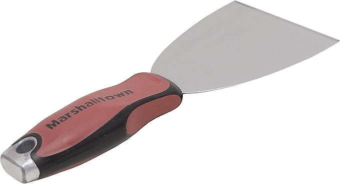 MARSHALLTOWN DuraSoft Handle Putty & Joint Knife, 127mm Length, Stainless Steel, Flex Handle w/Empact End, Joint Knife, JK884SSD