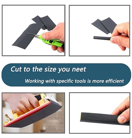 60 Pcs 9x3.6 Inch 10 Grit Mixed Packing Wet and Dry Sandpaper Sheets, Woodworking Furniture/Automobiles/Metal/Lacquer Polishing Sanding Sheets, 80/120/240/400/600/800/1000/1500/2000/3000 Grit