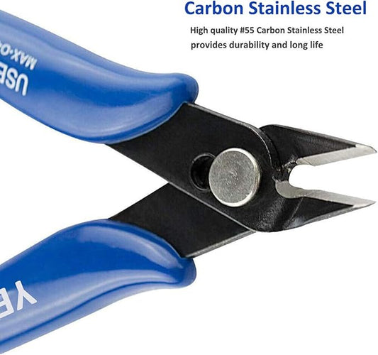 Small Wire Cutters, 10PACK Precision Diagonal Cutting Pliers Side Cutter, Nippers, Micro Flush Cutters, Shear Cutters, Wire Snips