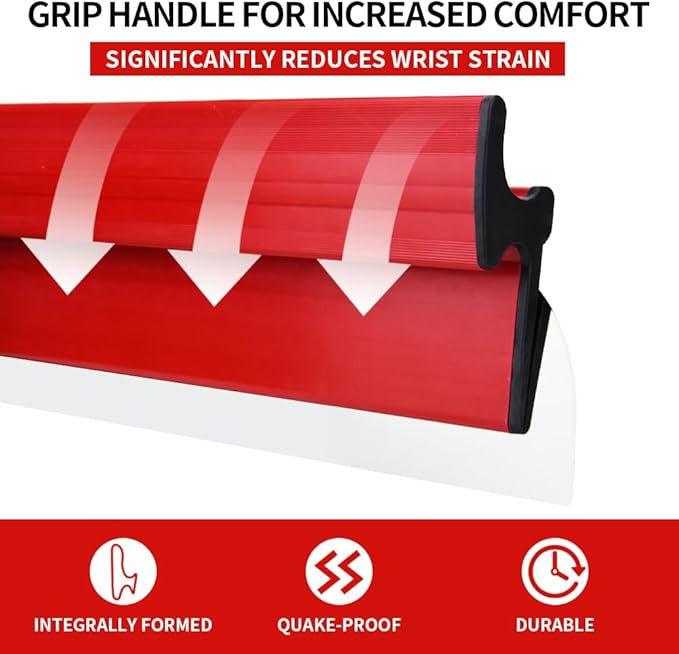 Drywall Skimming Blade Kit, Including 10",24",32"Skimming Blades in Three Sizes and Adjustable Length Extension Rod and Angle Bracket,Suitable for Concrete Facing Wallboard and Plasterboard