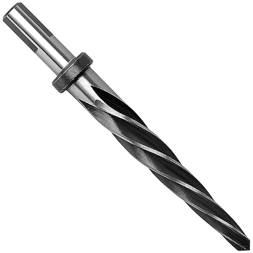 7/8" Reamer Bit for Steel Metal Wood,HSS 7/8" Tapered Reamer Drill Bit Bridge/Construction with 1/2" Shank Chuck Alloy to Align Existing Hole and Enlarge Hole