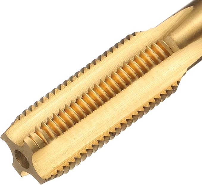 uxcell Metric Thread Tap M12 x 1.25 H2 150mm Straight Flute Screw Thread Milling Machine Taps Threading Tapping Repair Tool
