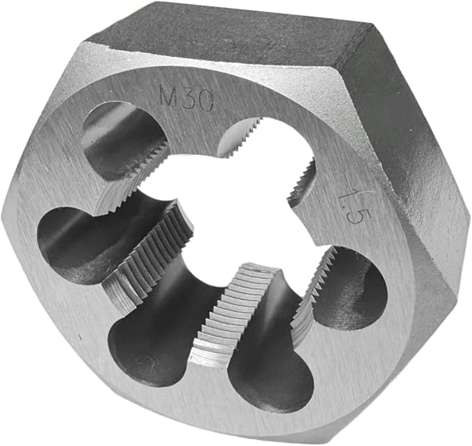 Yamesh M30 x 1.5 Hex Die Rethreading Die Thread Die Carton Steel For Right Hand