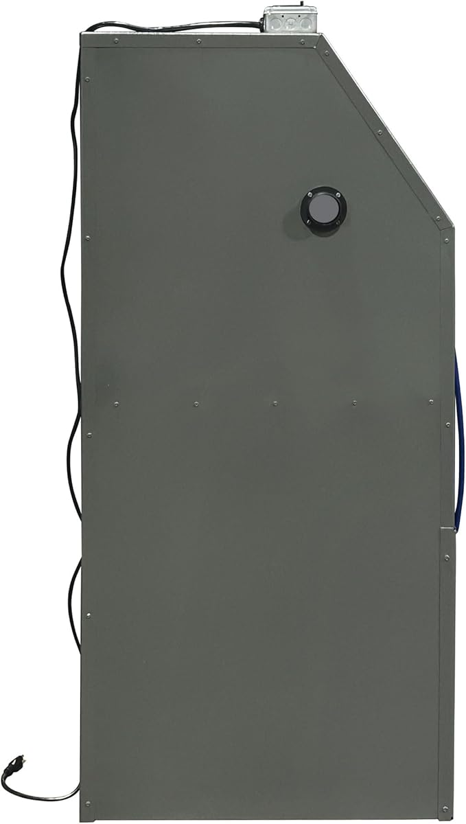 Skat Blast TP Tools USA 2858FP Abrasive Sandblast Sandblasting Cabinet with HEPA Vacuum, 58"W x 28"D x 28"H Work Area, Made in USA