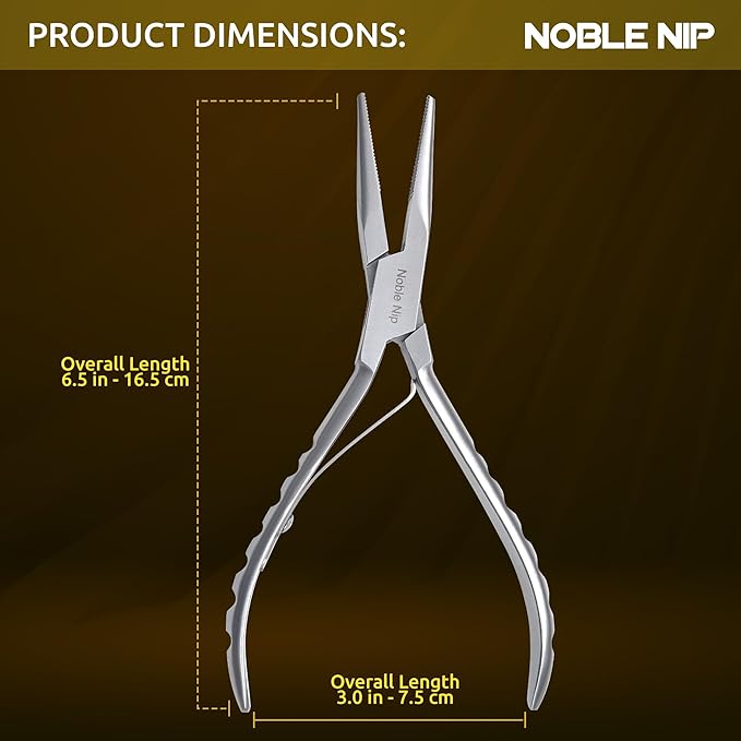 Fish Bone Pliers 6-Inch Japanese Heavy Duty Needle Nose Plier Hook Remover for Fish with Stainless Steel Professional Silver Dishware Safe for Plucking & Pulling Pin Bones Fishing Pliers.