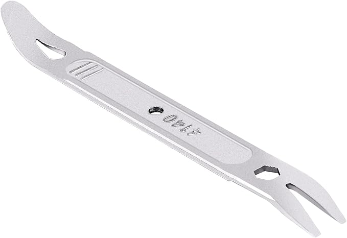 Dual Head 4140 Pry Tool, Pry Bar Trim Removal Tool, Pry Tool, Car Trim Removal Tool Kit, Trim Removal Tool Kit, Panel Removal Interior Trim Removal Kit, Automotive Tools