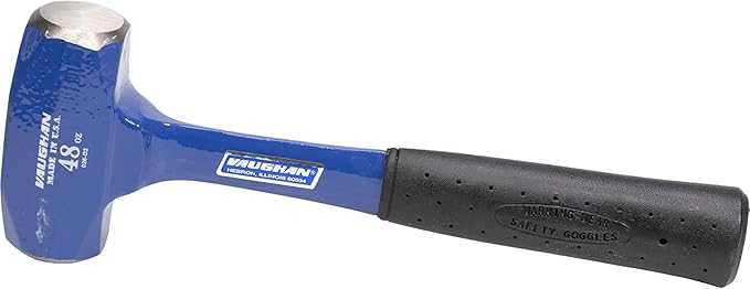VAUGHAN Hand Drilling Hammer, Made In The USA, Ideal For Chisels, 48 oz, RHD3, VN19010