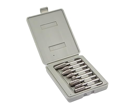 Drill America 8 Piece Carbide Burr Kit, DUL Series