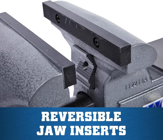 Wilton Tradesman Bench Vise, 8" Jaw Width, 6-3/4" Max Jaw Opening, 4-3/4" Throat (Model 1780A)