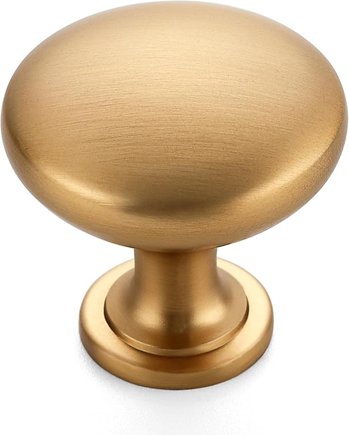 Ravinte Kitchen Cabinet Knobs - Champagne Bronze, Drawer Pulls and Door Knobs for Dresser Drawers
