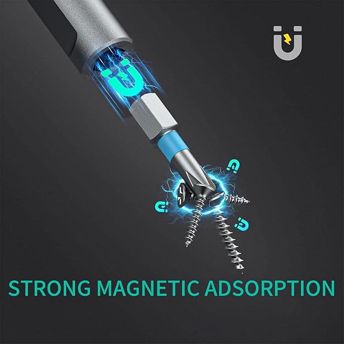 24 in 1 Magnetic Screwdriver Set, DIY Ratchet Screwdriver Set with Detachable Handle, Portable Compact Repair Tool Kit for Furniture Laptop Electronicsv Bicycle