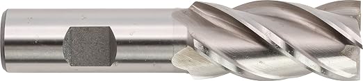 CME 5 pcs M42 Cobalt End Mills, Square Nose, Bright (Uncoated) Finish, 15/16" Mill Diameter, 2" Length of Cut, 4 1/8" Overall Length, 4 Flute, Center Cutting