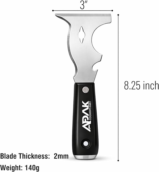 Adak 10-in-1 Paint Scraper and Painter?셲 Tool ??Multi-Purpose Painter?셲 Knife, Putty & Spackle Scraper for Wood, Metal & Wall Repairs ??Ideal for Painting, Cleaning & Finishing Jobs