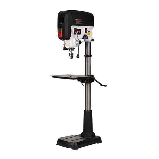 JET 20-Inch Smart Drill Press, Variable Speed, 1.5 HP, 115/230V 1Ph (JDP-20S)