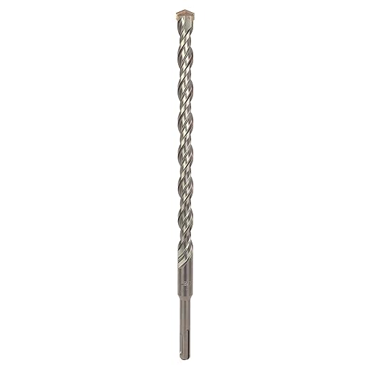 5/8 Inch x 12 Inch SDS Plus Rotary Hammer Drill Bit, Carbide Tipped for Brick, Stone, and Concrete Version 2 (5/8" x 10" x 12")