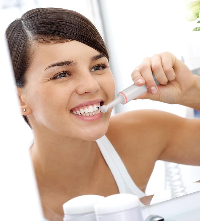 LINKYCARE Water flosser Cordless for Teeth, 4 Modes Dental Oral Irrigator, 100ML Portable IPX7 Waterproof Water Teeth Cleaner, 8 Jet Tips for Home&Travel