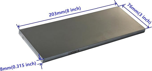 CBN Sharpening Stone 8 inch Double-sided Whetstone Knife Sharpener 8??x 3?? for Sharpening High Speed Steel,Special Steel,for Both Household and Professional Use (400/1000 Grit)