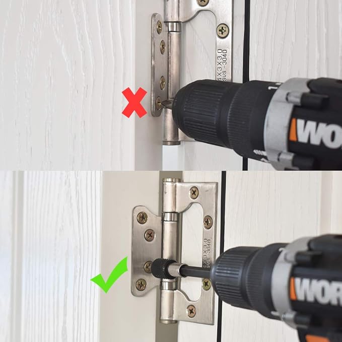 Cozihom 1/4?쇺?Drill Bit Extension Set, 2 Pieces Flexible Drill Bit Extension Shaft, 3 Pieces Quick Change Magnetic Screwdriver Bit Holder