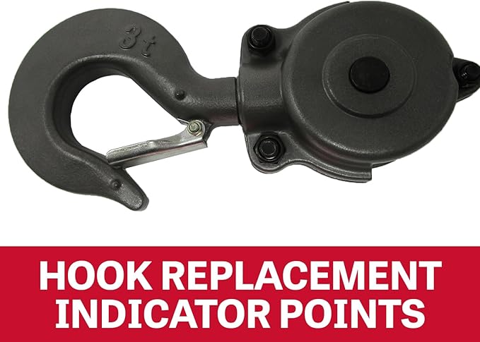 JET 3-Ton Hand Chain Hoist, 20' Lift (Model S90-300-20)
