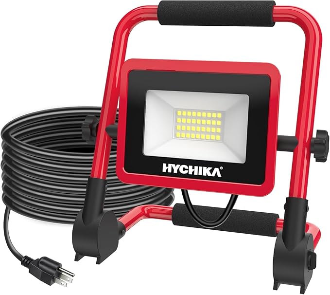 HYCHIKA 6.2A Mini Circular Saw with 3 Blades, Reciprocating Saw, 30W LED Work Light, 3-Tool Power Tool Set Combo Kit