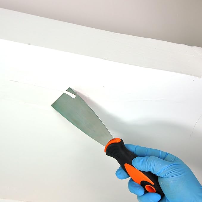 Putty Knife Set, 5 Pcs Paint Scraper (1" 1.5" 2" 3" 4"), Multi-use Scraper Tool, Spackle Knife for Drywall Repair, Wallpaper Removal, Paint Application, Applying Putty, Plaster