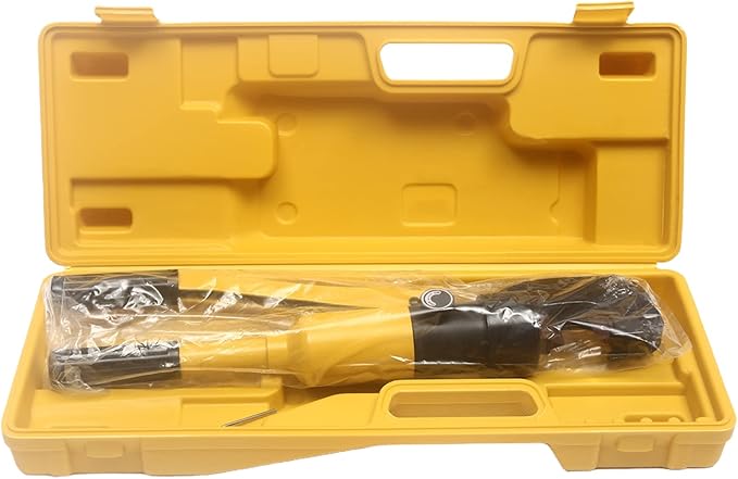 8 Ton 4-16mm Hydraulic Rebar Cutter&Benders Professional Handheld Hydraulic Rebar Cutter w/Box Steel Bolt Chain Cutting Tool for Roll Cages Can Cut Screw Thread Steel (Shear Area Max: 16mm/0.63in)