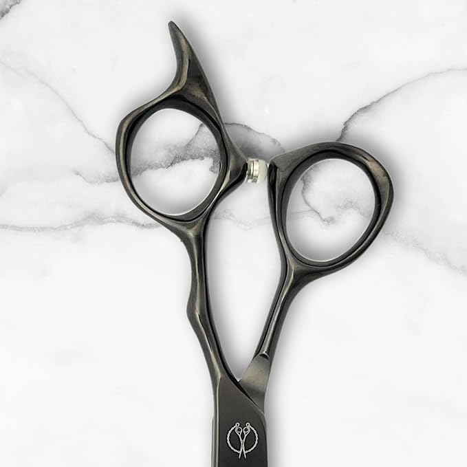 6" Hair Shears Set from Shihan Shears - Cutting and Thinning/Texturizing Scissors with Black Titanium Finish - VG-10 Stainless Steel for Professionals