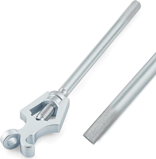 Tandefio 1 Pcs Fire Hydrant Wrench 3 Position Adjustable Multifunctional Hydrant Wrench, Fits Pentagon Nuts up to 1-3/4" or Square Nuts up to 1-1/4", Tightening Fire Pipes (Classic Handle)