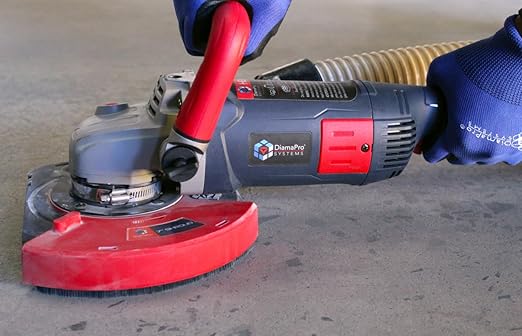 DT-CW-7-PCD-12SEG-T Threaded 7 Inch 12 Segment 1/4 Round PCD Concrete Grinding Cup Wheel Grinding, Preparation, & Removing Coating