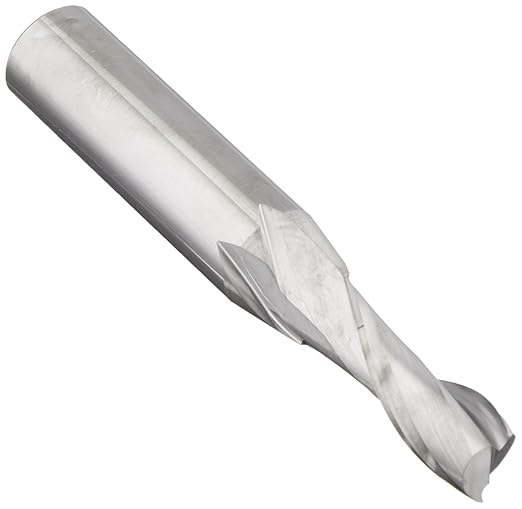 YONICO Upcut Router Bits Spiral 2 Flute Solid Carbide CNC End Mill 3/8-Inch Dia. 1/2-Inch Shank 31251-SC