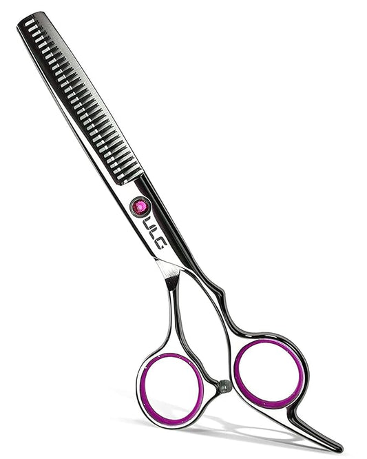 ULG Hair Thinning Scissors Professional Barber?셲 Texturizing Teeth Shears for Hairdressing, Salon and Home Use Thinning Shears for Hair Cutting, Made of Japanese Stainless Steel, 6.5 inch