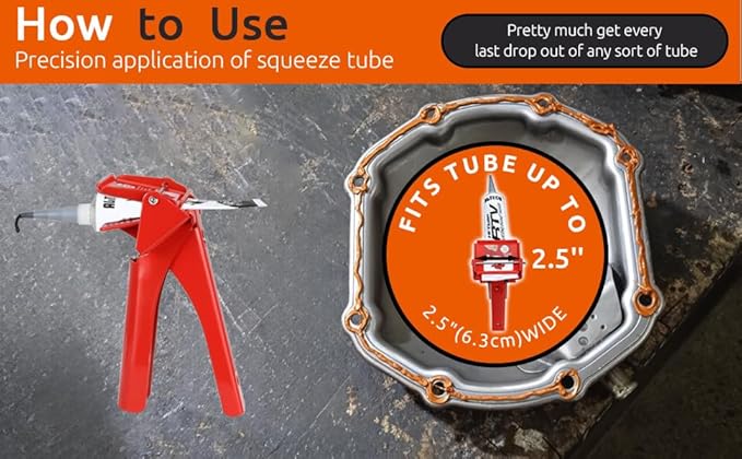 RTV Tube Extrusion Tool竊똄fficient RTV Squeezer Dispenser