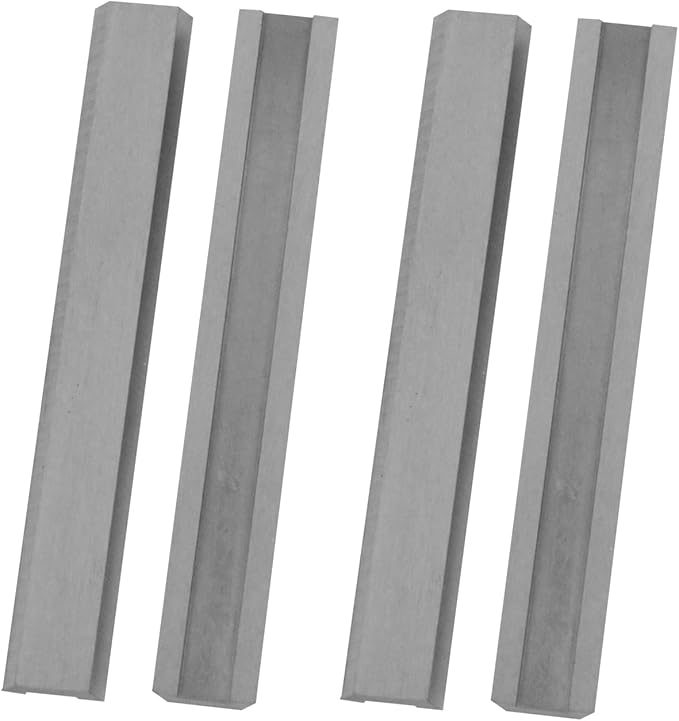 2.5" Carbide Paint Scraper Blades, Double-Edged Reversible Replacement Tungsten Steel Blades, Fit for 2.5in scraper, for Removing Paint, Wood, Glue and Grout - 4pcs