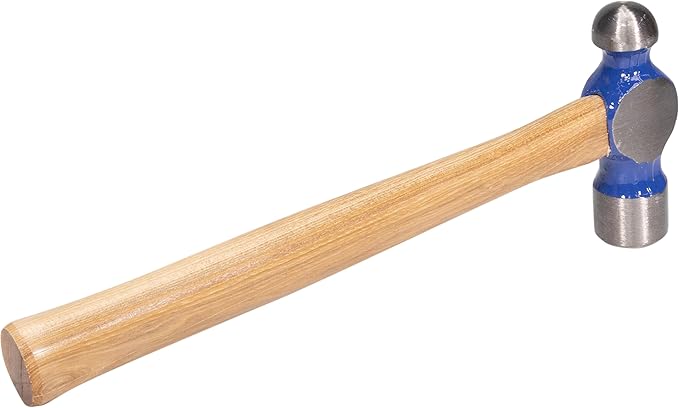 VAUGHAN Ball Pein Hammer, 32 oz, Hickory Handle, American High Carbon Steel, TC432, VN15830