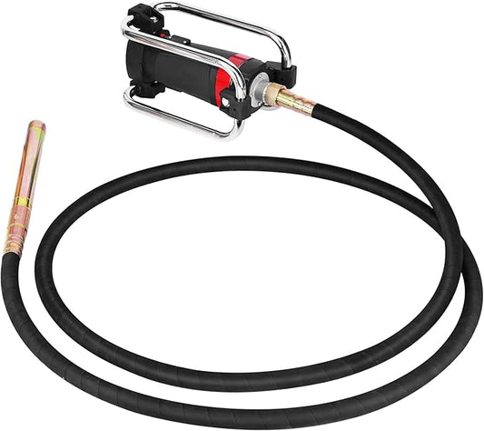 YJINGRUI Power Concrete Vibrators 1600W 16,000 RPM, Portable Electric Construction Vibrator with 4.5m (14-3/4ft) Flexible Shaft for Commercial Grade Bubble Removal