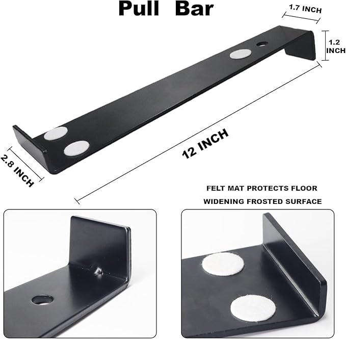 Laminate Wood Flooring Installation Kit, Tapping Block for Vinyl Plank Flooring, Heavy Duty Pull Bar, 40Pcs Floor Spacers, Rubber Mallet. Vinyl Floor Installation Kit