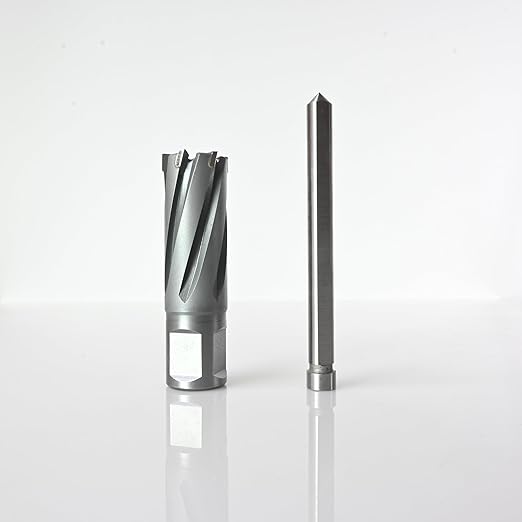 Wind Speed Carbide-Tipped Annular Cutter 13/16" Diameter x 1-3/8" Depth with Weldon Shank, High Precision Mag Drill Bit for Magnetic Drill Press, for Hard Material, Stainless Steel, Cast Iron, CT-350