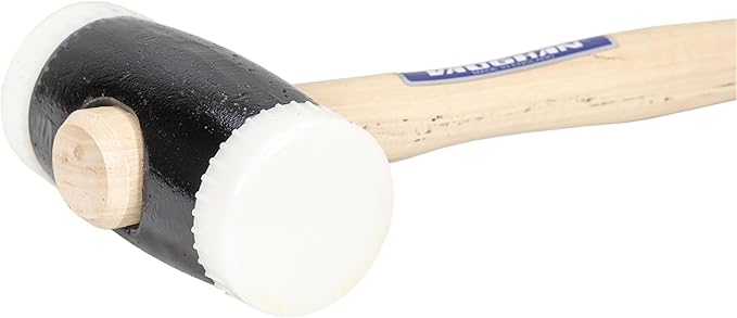 VAUGHAN Nylon Face Hammer, Chrome Plated Zinc Alloy Head, 4.5 Lbs, NT250, VN58418
