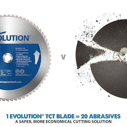 Evolution Power Tools 230BLADEST Steel Cutting Saw Blade, 9-Inch x 48-Tooth