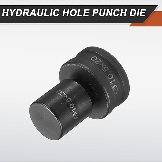 HARFINGTON Hydraulic Hole Punch Die 過10.5횞20mm Slot Hole 40Cr Steel Electric Punching Kit for CH70 Electric Punching Machine, Black