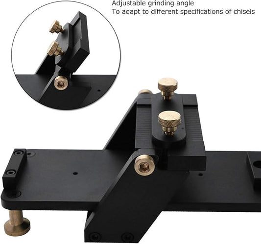 Fixed Angle Whetstone Set, Grinding Frame Tool, Knife Sharpening Polishing Stone with Fixed Angle Sharpener for Woodworking Carving Chisel Knife