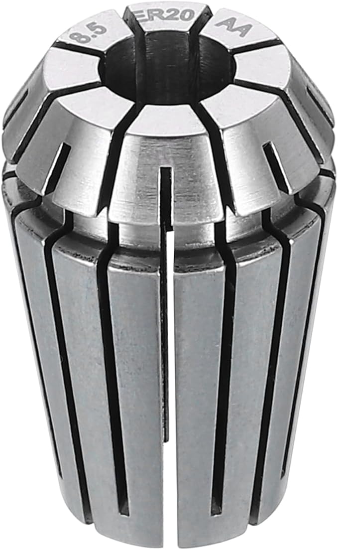 HARFINGTON Spring Collet Chuck ER20 8.5mm 65Mn Spring Steel Precision Router Collets for CNC Engraving Milling Lathe Tool