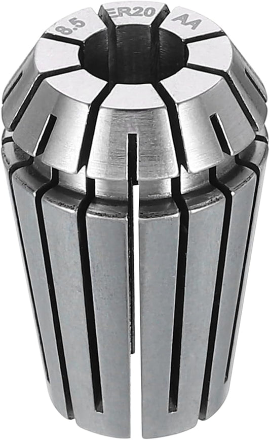 HARFINGTON Spring Collet Chuck ER20 8.5mm 65Mn Spring Steel Precision Router Collets for CNC Engraving Milling Lathe Tool