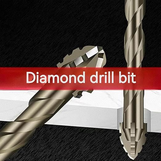 12pcs-New Four-Flute Sawtooth Eccentric Drill Bit, Multifunction Drill Bit Set,High Hardness Skewed Head Eccentric Drill(4+5+6+8+10+12mm)횞2